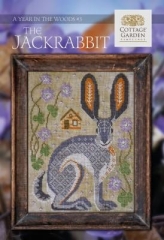 Stickvorlage Cottage Garden Samplings - Year In The Woods 3 The Jackrabbit