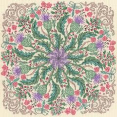 Swirling Thistles - Bothy Threads Beth Buffington (Stickpackung)