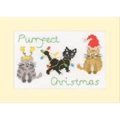 Purrfect Christmas - Bothy Threads Hannah Dale (Stickpackung)