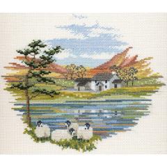 Countryside - Lakeside Farm - Bothy Threads Derwentwater Designs (Stickpackung)