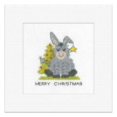 Donkey Card - Christmas Tree - Heritage Crafts (Stickpackung)
