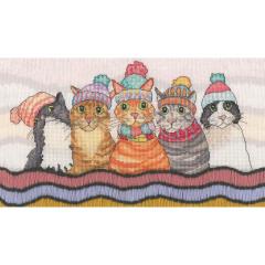 A Cosy Clowder - Bothy Threads Emma Ball (Stickpackung)