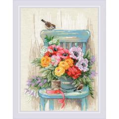 Garden Flowers - Riolis (Stickpackung)