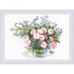 Gentle Daisies - Riolis (Stickpackung)