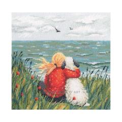 RTO - Girl and Dog by the Sea