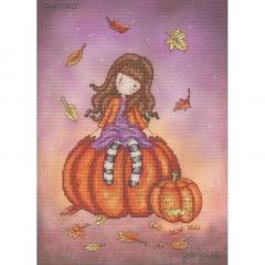 Gorjuss - Pumpkin Perch - Bothy Threads (Stickpackung)