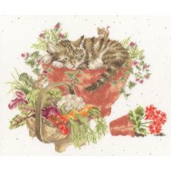 Bothy Threads - Purrrfect Spot (Stickpackung)