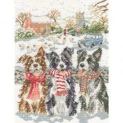 While Shepherds Watched - Bothy Threads Hannah Dale (Stickpackung)