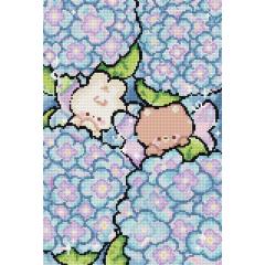 Leti Stitch - Hiding in Hydrangea