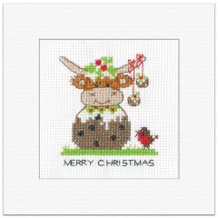 Highland Card - Christmas Pudding - Heritage Crafts (Stickpackung)