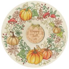 Stickpackung Bothy Threads - Autumn Wreath
