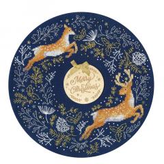 Woodland Wreath - Bothy Threads Jane Sunner (Stickpackung)