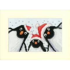 Penguin Selfie - Bothy Threads Julie Oldham (Stickpackung)