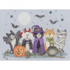 Fiendish Felines - Bothy Threads Karen Tye Bentley (Stickpackung)