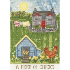 A Peep Of Chicks - Bothy Threads Lizzie Spikes (Stickpackung)