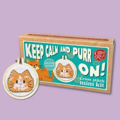 The Crafty Kit Company - Matchbox Keep Calm and Purr On!