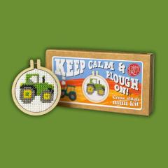 The Crafty Kit Company - Matchbox Keep Calm & Keep Ploughing on