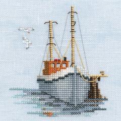 Minuets - Fishing Boat - Bothy Threads Rose Swalwell (Stickpackung)