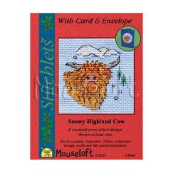 Mouseloft - Snowy Highland Cow (Stickpackung)