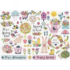 Leti Stitch - Spring Sampler (Stickpackung)