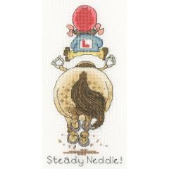 Steady Neddie!- Bothy Threads Thelwell (Stickpackung)
