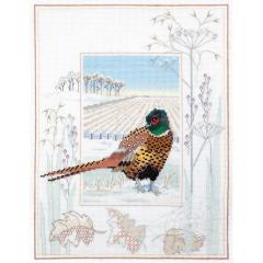 Wildlife - Pheasant - Bothy Threads Rose Swalwell (Stickpackung)