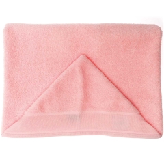 Rico Design Kapuzenbadetuch zum Besticken rosa