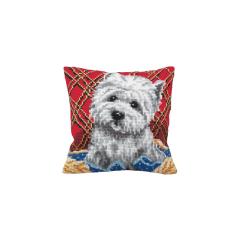 Collection dArt - Kreuzstichkissen Bichon