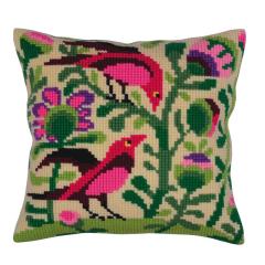 Collection dArt - Kreuzstichkissen Birds of Paradise