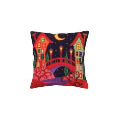 Collection dArt - Kreuzstichkissen Bridge to Fairy Tale