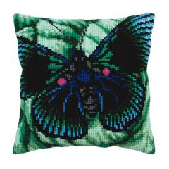 Collection dArt - Kreuzstichkissen Butterfly
