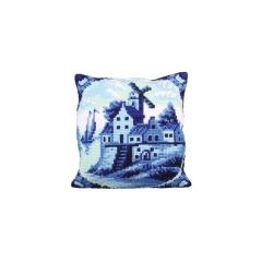 Collection dArt - Kreuzstichkissen Delftware