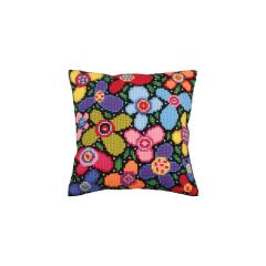 Collection dArt - Kreuzstichkissen Flower Glade