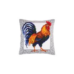 Collection dArt - Kreuzstichkissen Gallic Rooster