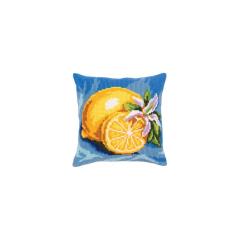 Collection dArt - Kreuzstichkissen Mature lemon
