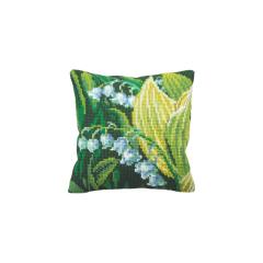 Collection dArt - Kreuzstichkissen Muguet Droite