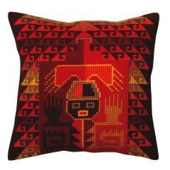 Collection dArt - Kreuzstichkissen Peruvian ornament