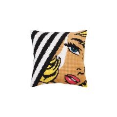 Collection dArt - Kreuzstichkissen Pop Art