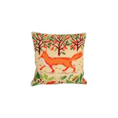 Collection dArt - Kreuzstichkissen Red Fox