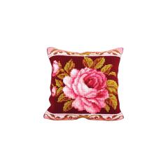Collection dArt - Kreuzstichkissen Romantique Rose 2