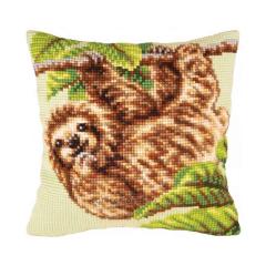 Collection d'Art - Kreuzstichkissen Sloth