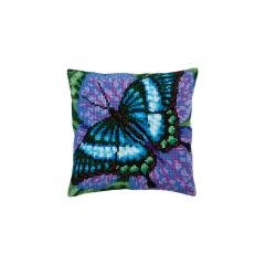 Collection d'Art - Kreuzstichkissen Volatic turquoise