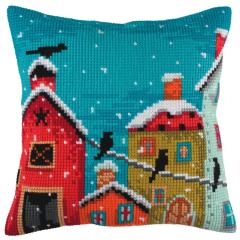 Collection d'Art - Kreuzstichkissen Winter Morning