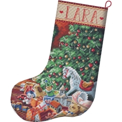 Leti Stitch Stickpackung - Cozy Christmas Stocking 24,5x37 cm