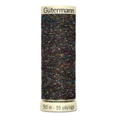 Gütermann Metalleffekt-Faden W 331 - Farbe 71 schwarz
