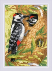 Riolis Stickpackung - Woodpecker