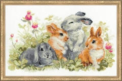 Riolis Stickpackung - Funny Rabbits