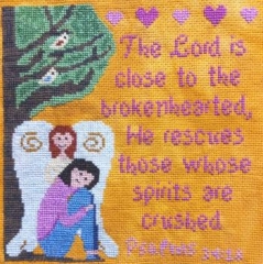 Stickvorlage Sister Lou Stitches - He Rescues 