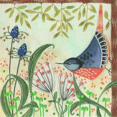 Bothy Threads - Flights Of Fancy Embroidery - Nuthatch