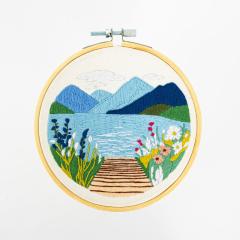 Milpoint - Blooming Blue Lake mit Stickring